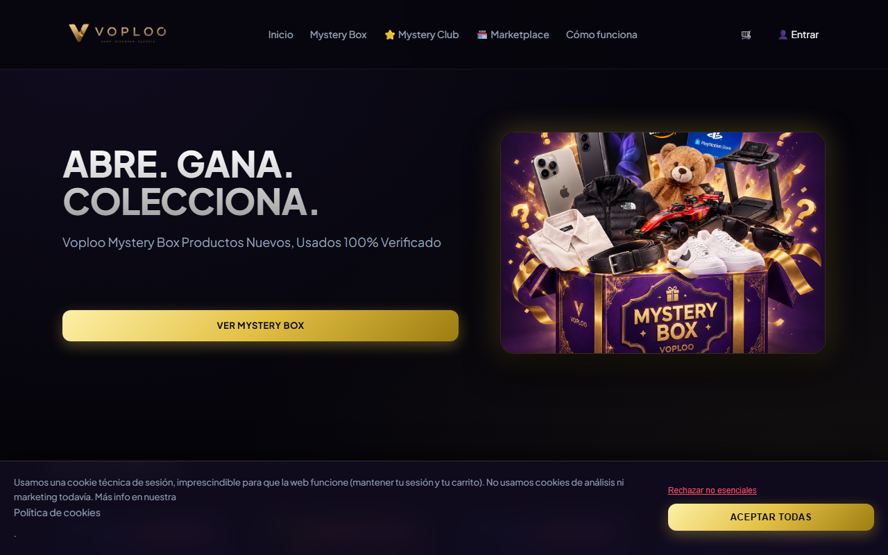 Vista previa de Voploo Mystery Box